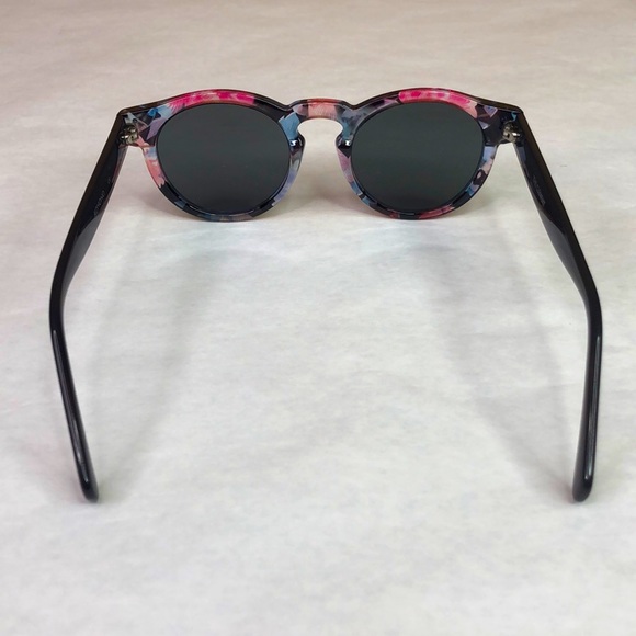 KOMONO Clement  Sunglasses floral black pink (NEW) ? round